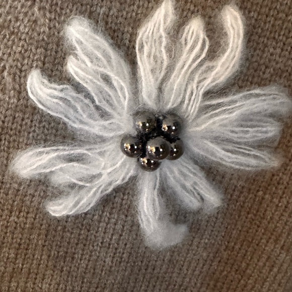 Women's Embroidered Cardigan Sweater Button V Neck XL - Picture 7 of 7